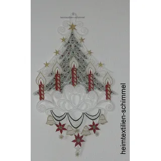 PLAUENER SPITZE Fensterbild WEIHNACHTSBAUM Winter WEIHNACHTEN Tanne Fensterdeko
