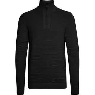 !Solid Strickpullover Schwarz L