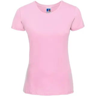 Russell Ladies Slim T Damen T-Shirt Slim-fit länger geschnitten R-155F-0, pink, S