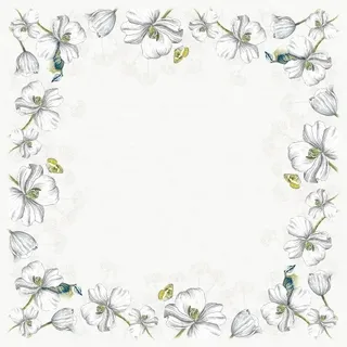 Mank Tischdecke Airlaid Isabeau 80 x 80 cm Grau