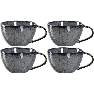 LEONARDO Kaffeetasse 0,29 l Anthrazit 4 St.