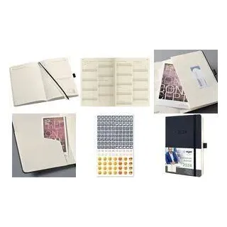 sigel Buchkalender Conceptum 2024, ca. DIN A5, schwarz Tageskalender, 135 x 210 mm, 1 Tag / 1 Seite, 400 Seiten - 1 Stück (C2420)