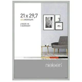 Nielsen Alurahmen Pixel 5321004 (DIN A4 / 21 x 29,7 cm, Mattsilber)