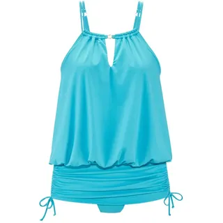 LASCANA Badekleid Damen Blau/Türkis 50 Cup C/D