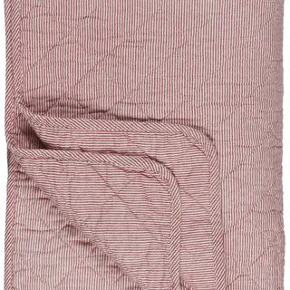 IB Laursen Quilt gestreift, 180 x 130 cm, rot/weiss