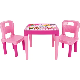pilsan Kindersitzgruppe 3-tlg pink Kunststoff