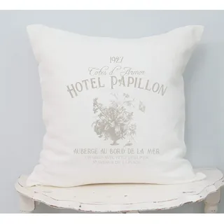 565pir Kissenbezug im Landhausstil, französisches Landhausstil, Shabby-Chic-Stil, französische Antiquitäten, französisches Leinen