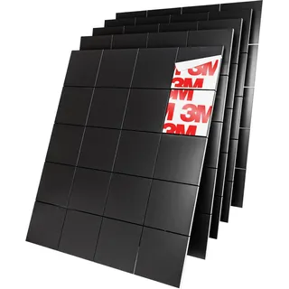 Selbstklebende Magnetplättchen - 1 Band flexible Magnetfolie aus 110 haftstarken Magnet Plättchen (2x2 cm) - Haftmagnete - Alternative zu Magnetfolie, Magnetsreifen, Magnetband und Magnetaufklebern