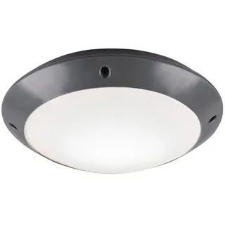 Trio Außendeckenleuchte Kunststoff 26 cm exkl. 1x E27 anthrazit/weiß