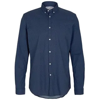 TOM TAILOR Denim Langarmhemd blau L