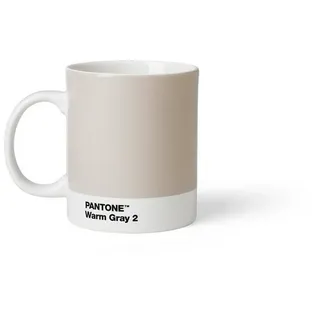 PANTONE Kaffeeservice, Porzellan Kaffeebecher, 375ml grau