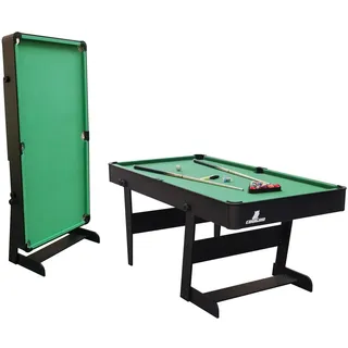 COUGAR BY PRAGMA Cougar Billardtisch Hustle XL faltbar Schwarz Grün