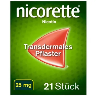 Kenvue Nicorette TX Pflaster 25 mg transdermales Plaster 21 St.