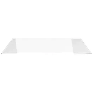 Funkenschutzplatte Rechteck 100x60cm Klarglas Glasplatte ohne Dichtung | Glasbodenplatte, Kaminofen, transparent, Glas, universal