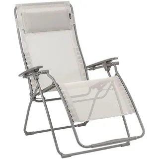 Lafuma MOBILIER - Zero-Gravity-Relaxliege-Garten XL - Futura XL - Batyline® Iso - Beige Seigle LFM3115_9868-5 Jahre Garantie