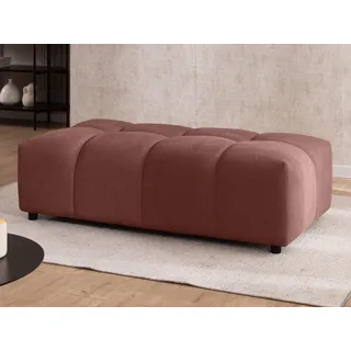 S-Style Hocker Bubble Strukturstoff 147 x 42 x 74 cm Orange