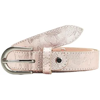 COLLEZIONE ALESSANDRO Damengürtel Leder 2,5cm rosa 95