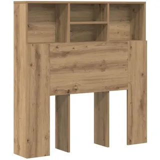 vidaXL Kopfteil Schrank mit Regal Artisan-Eiche 100 x 19 x 103,5 cm