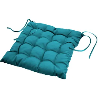 douceur d'Intérieur Essentiel Matratzenschoner, Polyester, Petrole, 40 x 40 cm