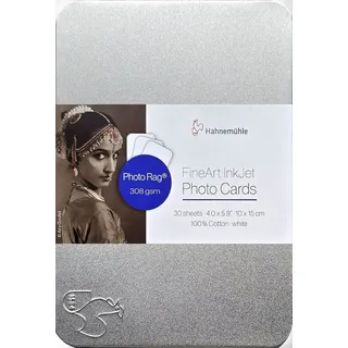 Hahnemühle Photo Rag 10 x 15 cm seidenmatt 308 g/m2 30 Blatt