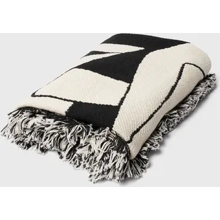 Waiting for you throw blanket - black|white - ONE SIZE