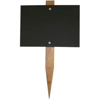 Chalkboards UK Mini-Tafel Gartenstecker Holz schwarz 150x105mm