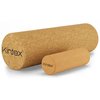 KinteX Kork Faszienrolle 33 cm Faszienroller für Faszientraining | 100 % Naturkork – formstabil, langlebig und ideal für Faszientraining, Mobilitätsübungen und funktionelles Training
