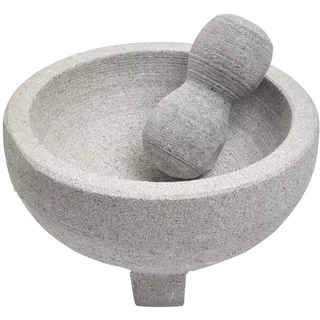 Cosy & Trendy 456845 Mörser + Stößel aus Granit, Durchmesser 20 x Höhe 8,5 cm
