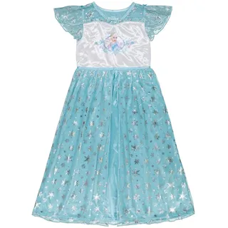 Disney Girls' Toddler Frozen Fantasy Nightgown, ELSA in Blue 2, 4T - 4 Jahre