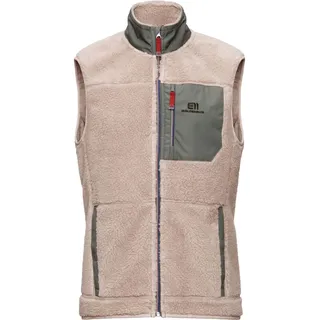 Elevenate Men Glacier Pile Vest ginger beige (010) L