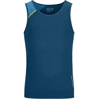 ORTOVOX Herren Unterhemd 150 ESSENTIAL TOP M, Größe XL in Blau Blau
