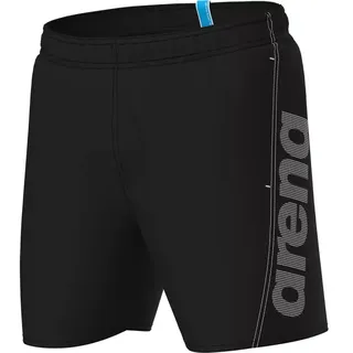 Arena Badehose Fundamentals Logo Boxer Black/White S