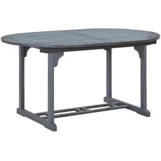 vidaXL Gartentisch 200 x 100 x 75 cm Grau