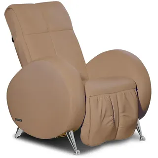 Massagesessel Relaxsessel KEYTON RETRO Leder | sand