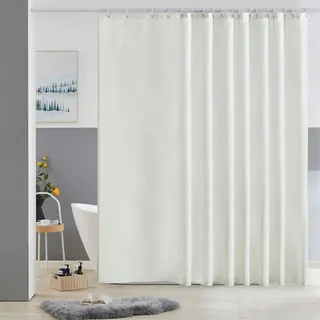 Furlinic Duschvorhang Überlänge 275 x 180 cm beige