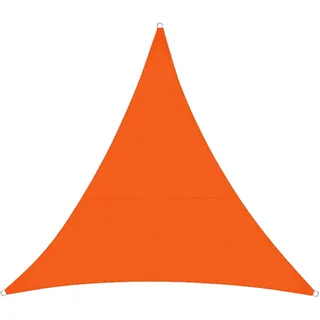 casa pura Wasserabweisendes Sonnensegel dreieckig 500 x 500 x 700 cm Orange