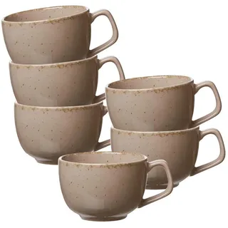 Ritzenhoff & Breker Kaffeetasse 0,2 l Grau 6 St.