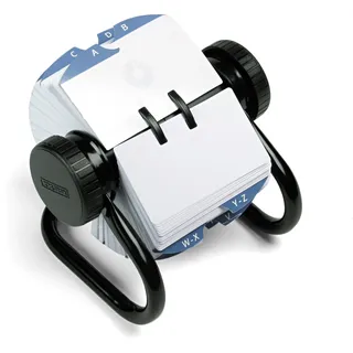 Rolodex Business Card Tray schwarz groÃ