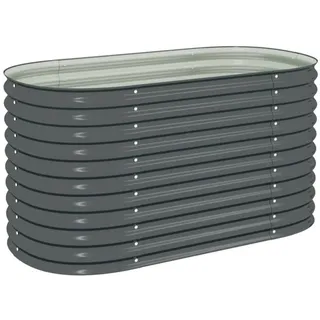 vidaXL Garten-Hochbeet 160 x 80 x 81 cm Grau