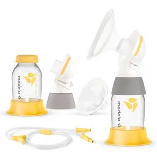 Medela Classic PersonalFit Flex Doppelpumpset für elektrische Pumpen, kompatibel mit Freestyle und Swing Maxi
