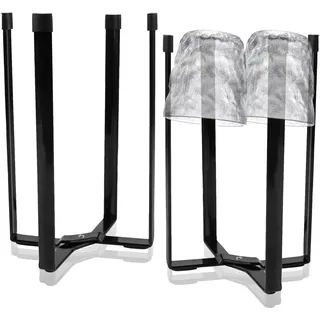 YUDAWN Flaschenständer zum Abtropfen, 2 Stücke Flaschen Abtropfständer Faltbarer Abtropfgestell Flaschen Babyflaschen Trockenständer Flaschenhalter Halter Regal für Küche Tassen