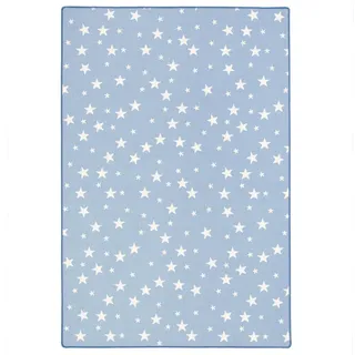 Snapstyle Sterne Kinderteppich 80 x 240 cm Blau