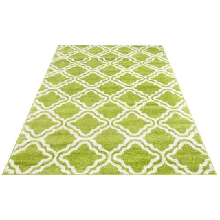 Teppich MY HOME "Debora" Teppiche Gr. B/L: 240 cm x 320 cm, 13 mm, 1 St., grün Esszimmerteppiche Kurzflor, Teppich gemustert, geometrisches Design, weich