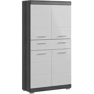 WELLTIME SIENA Midischrank 74 x 141 x 31 cm Weiß