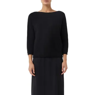 Comma Baumwollpullover mit Leo-Schleifendetail am Rücken - 34