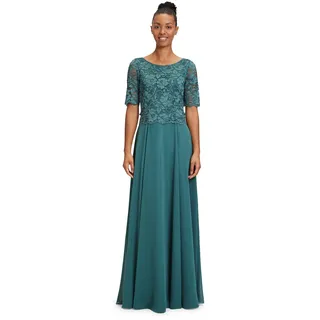 Vera Mont Abendkleid mit Spitze Grün 36