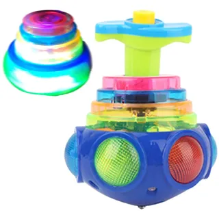 Sollee 2pack Leuchtende Kreisel Musik-Kreisel Blinkende Kreisel Kreisel Kreisel Spielzeug Geschenke für Kinder Geburtstag Favorit