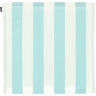 jan kurtz Fine Sitzkissen 43 x 43 cm Weiß/Hellblau