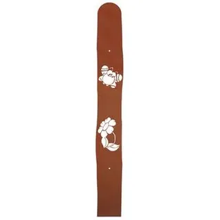 Ferrum Art Design Metall-Zaunlatte Blumenschmetterling, ca. H90 cm, Braun