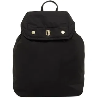 Tommy Hilfiger Damen My Tommy Backpack AW0AW11995 Rucksäcke, Schwarz (Black) - Einheitsgröße